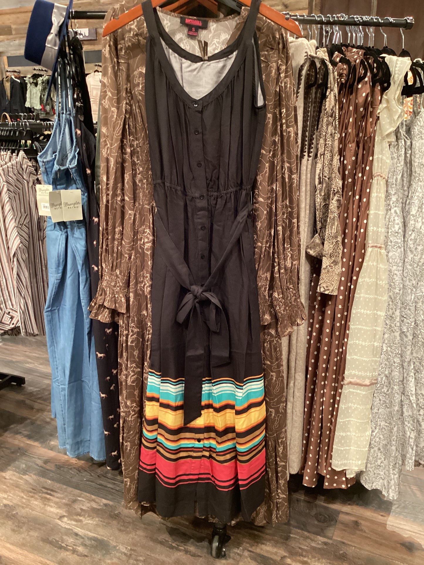 Stetson Stripe Border Dress