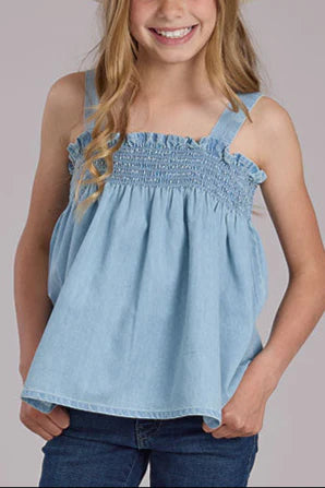 Roper Girls Denim Babydoll Tank