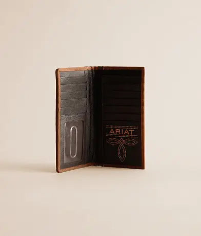 Rodeo Basket Weave Leather Wallet