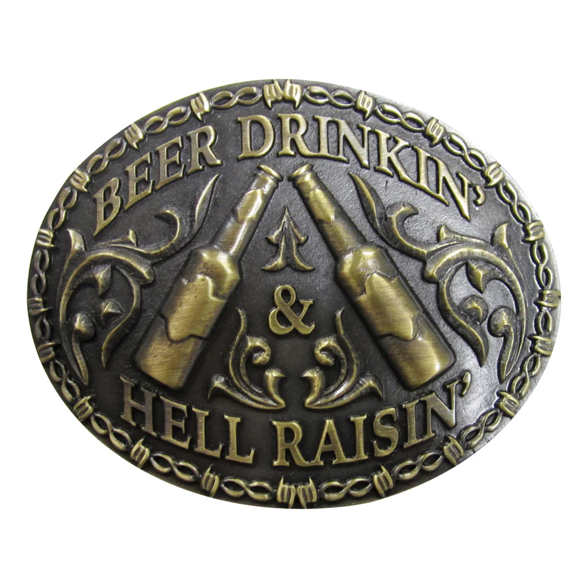 And West ‘Beer Drinkin’ Hell Raisin’ Belt Buckle