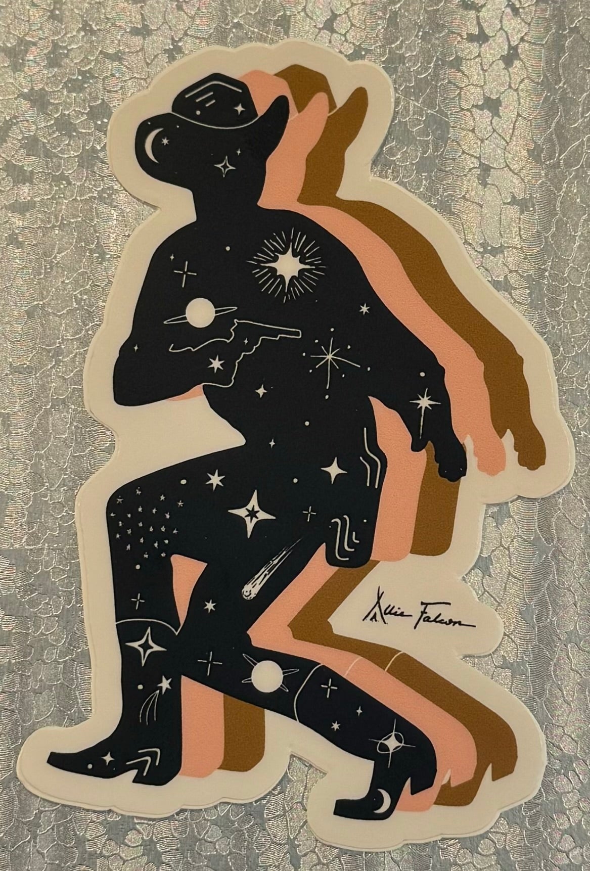 Space Cowboy Sticker