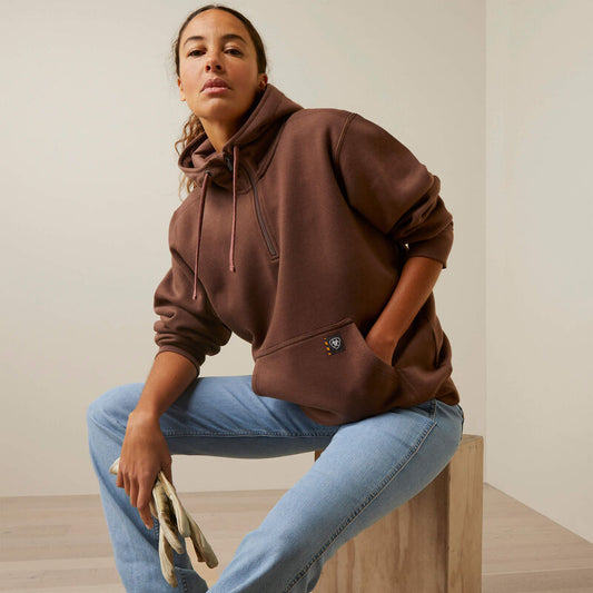 Peppercorn Rebar 1/2 Zip Hoodie