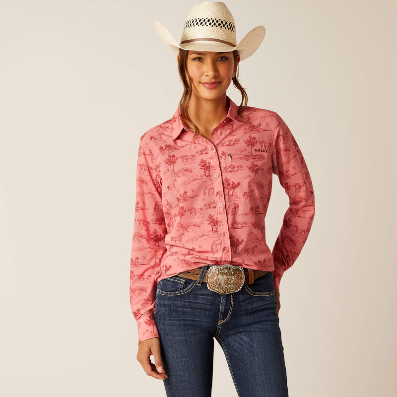 Ariat Faded Rose Ventek Women's Shirt – Wiseman's Western