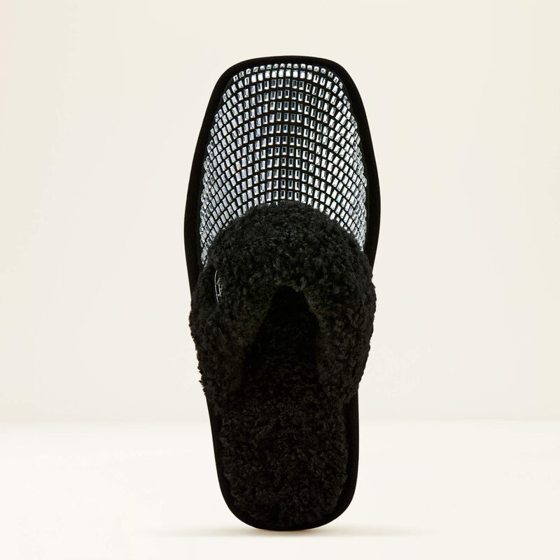 Ariat Jackie Square Toe Stack Slipper Black