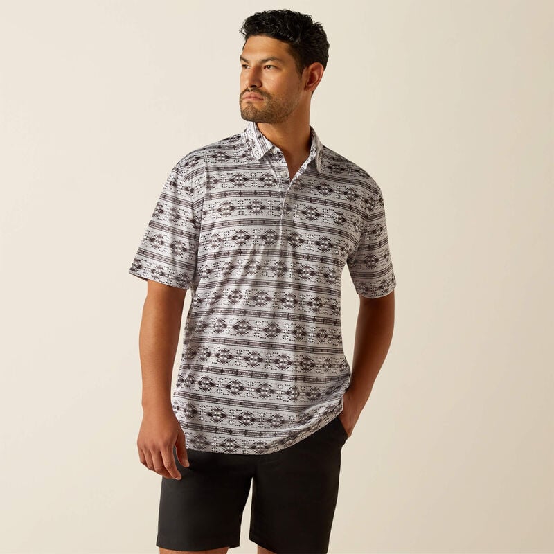 Ariat All Over Polo Silver Sconce