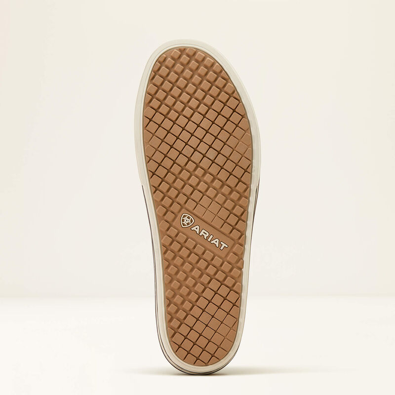 Ariat Skylar Tooled Floral Tennis Shoes Dark Brown