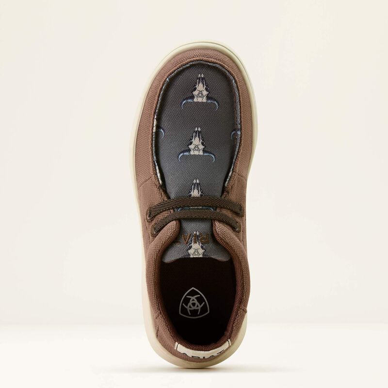 Hilo Shoe Chocolate/Steer Head Kid's