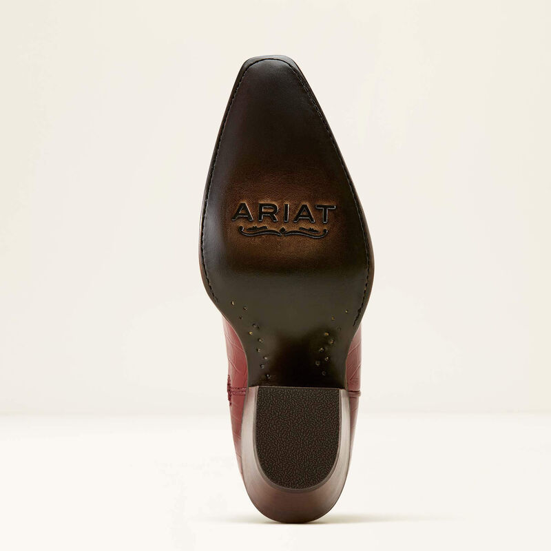 Ariat Casanova Dubonnet Croc Print