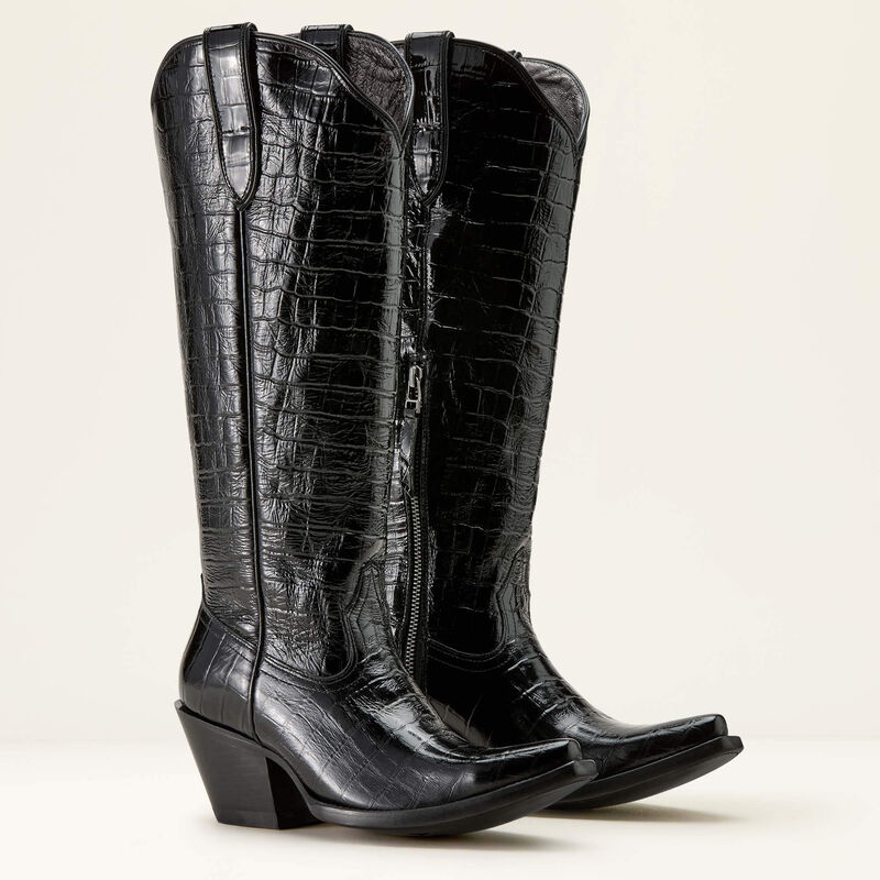 Ariat Casanova Caviar Croc Print Boots