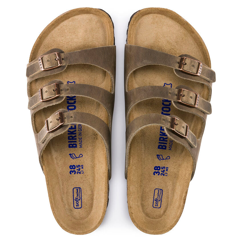 Birkenstock Florida Soft Footbed Tobacco Brown