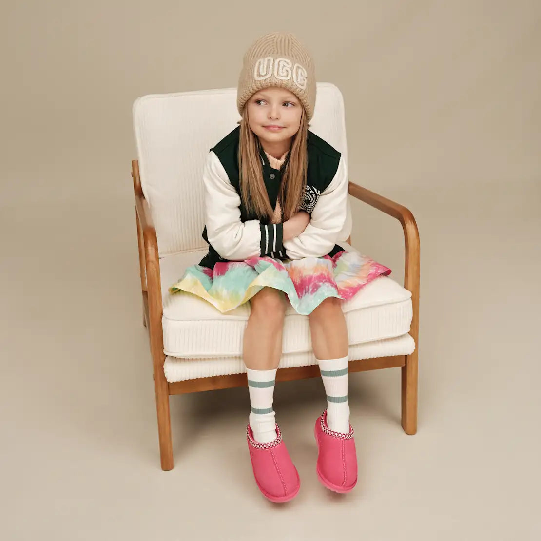 UGG™ Tasman II Slipper Pink Bloom Kids