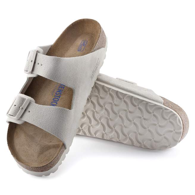 Birkenstock Arizona Soft Footbed Antique White Sandal
