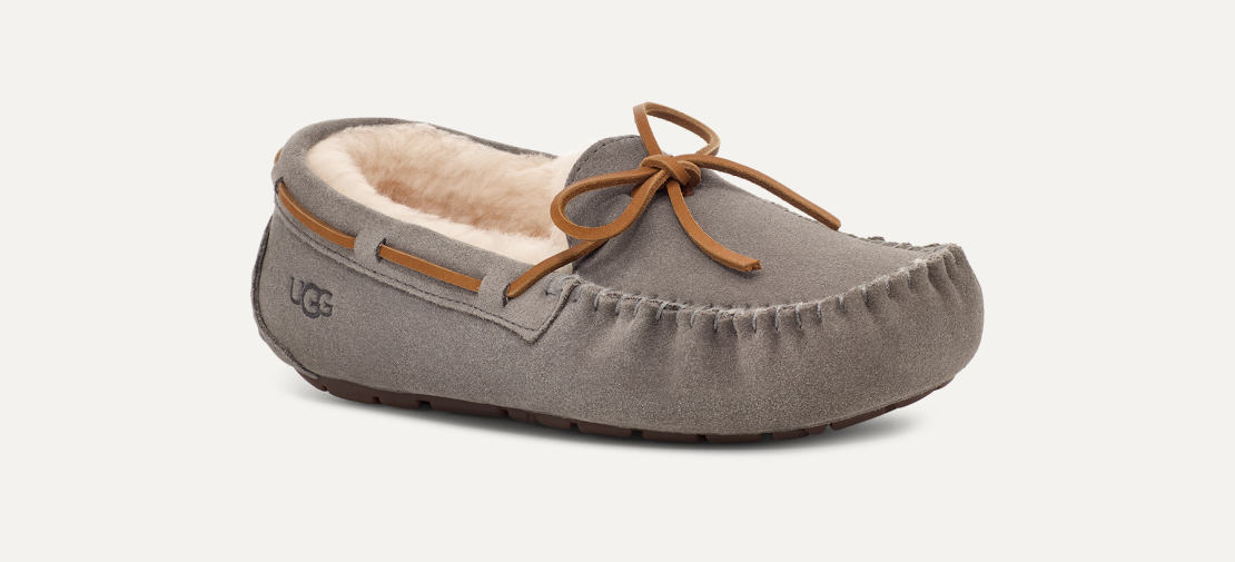 UGG™ Dakota Pewter Women's Slipper – Wiseman's Western UGG™ Dakota Pewter Women's Slipper – Wiseman's Western