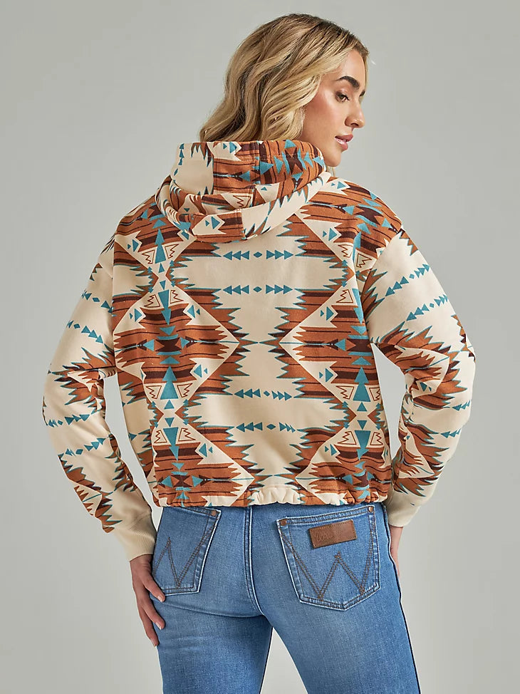 Southwestern Cinched Hoodie