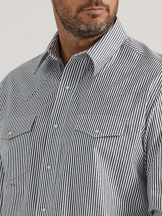 Wrangler Stripes Men's Snap Up Shirt