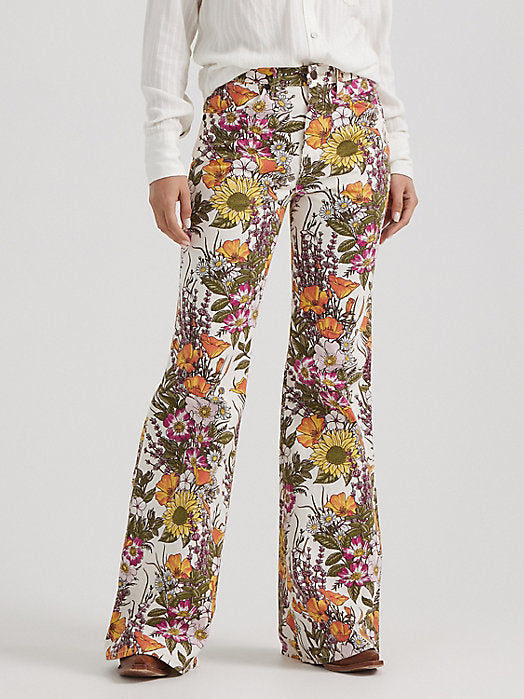 Wrangler Carly Flower Garden Flare Women's Jeans