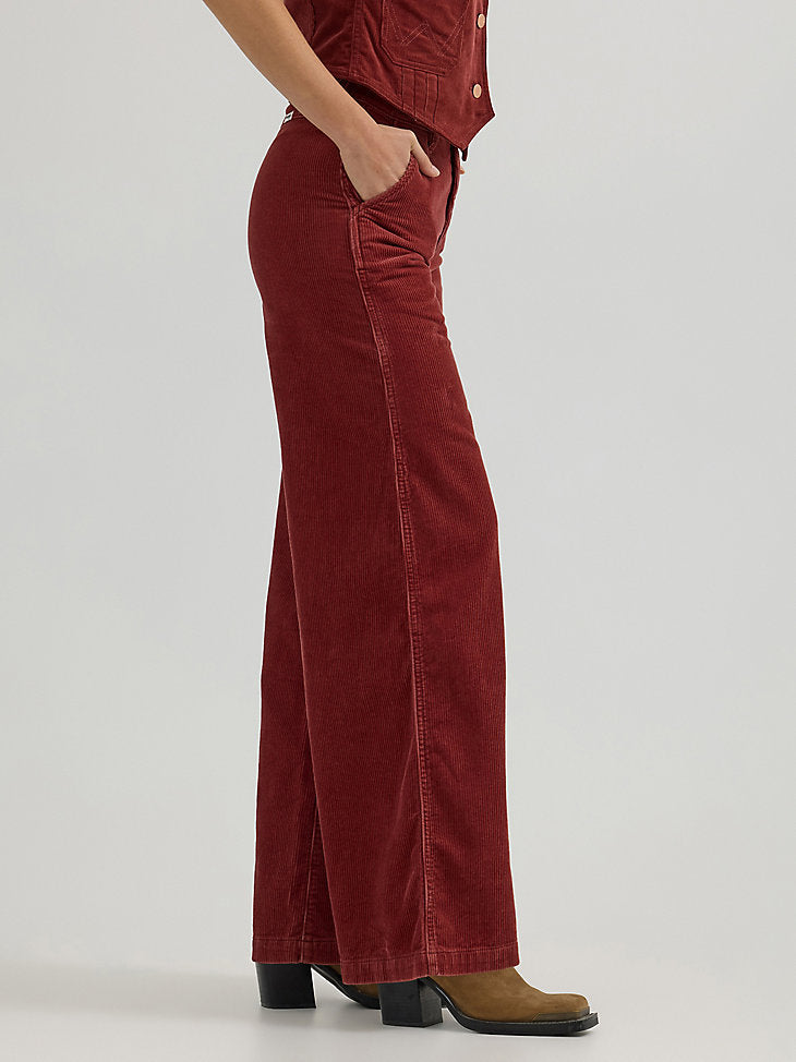 Sale ✨ Wrangler Punchy Corduroy Wide Leg Trouser