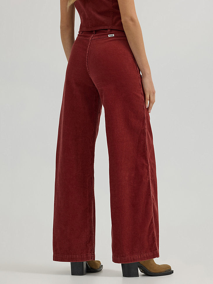 Sale ✨ Wrangler Punchy Corduroy Wide Leg Trouser