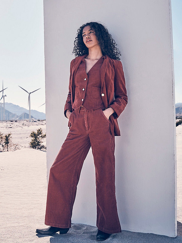 Sale ✨ Wrangler Punchy Corduroy Wide Leg Trouser