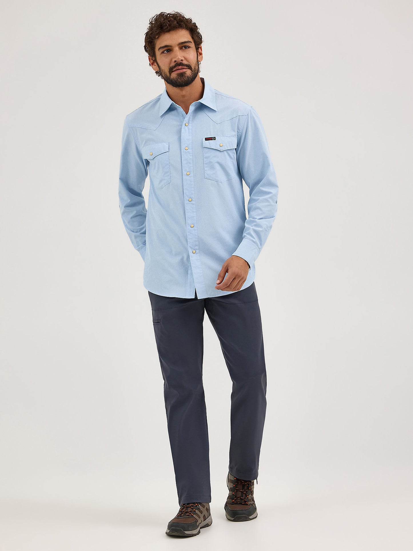 Wrangler Men's Western ATG Drover Utility Snap Shirt