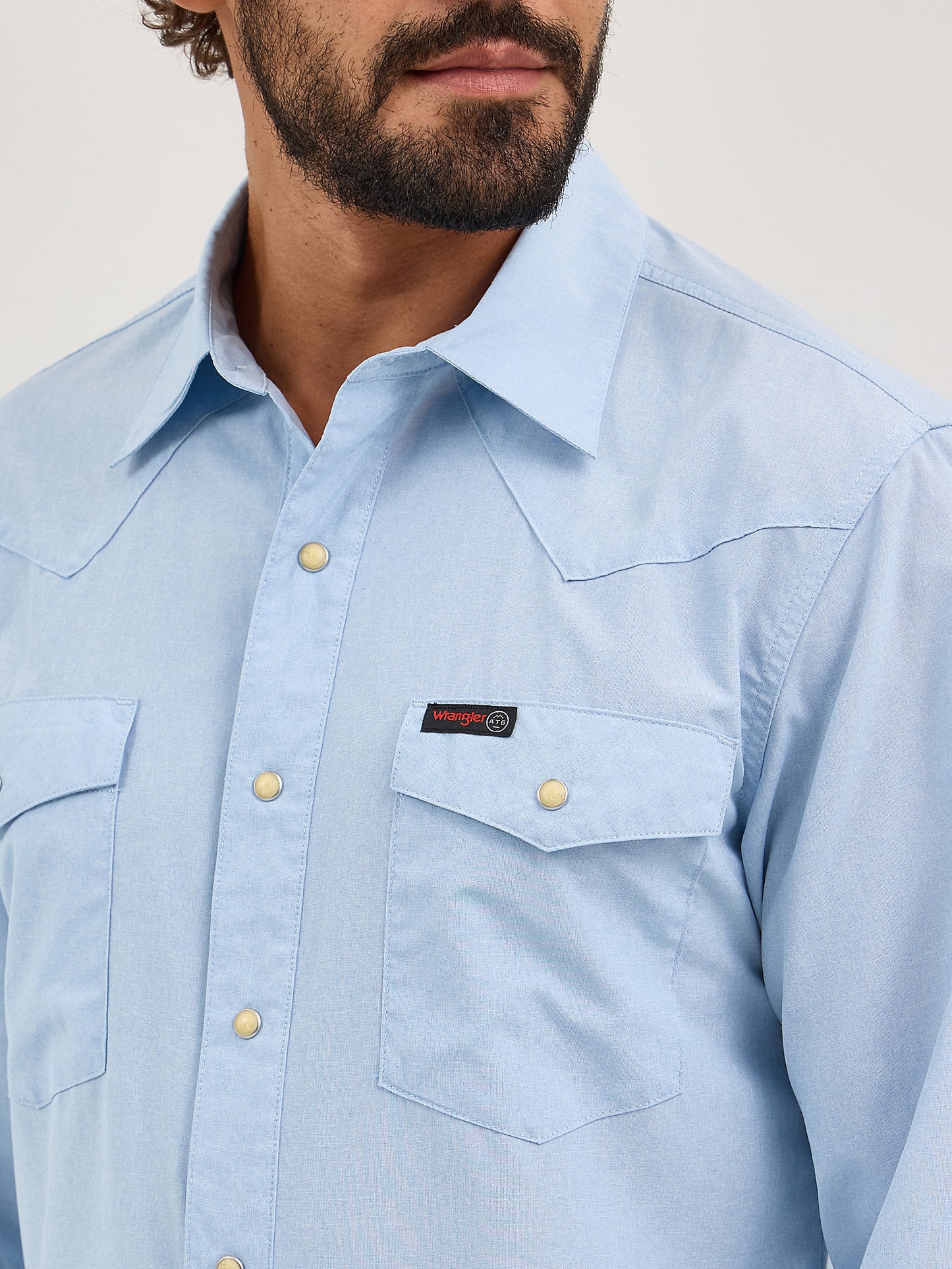 Wrangler Men's Western ATG Drover Utility Snap Shirt