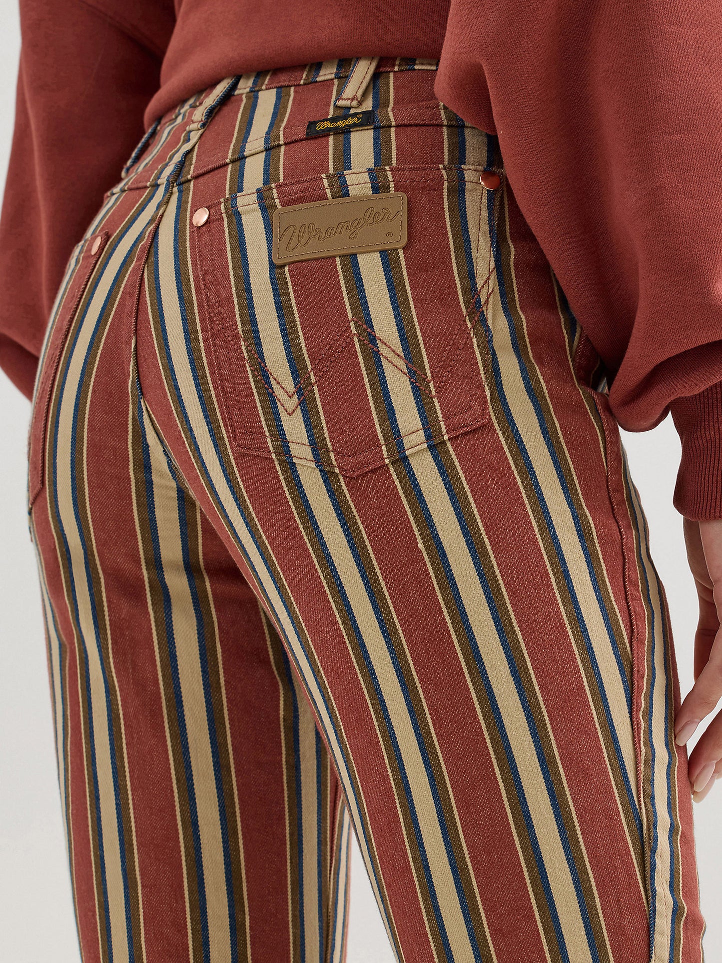 Sale ✨Wrangler X Lainey Wilson Clay Stripe Bell Bottom Jeans