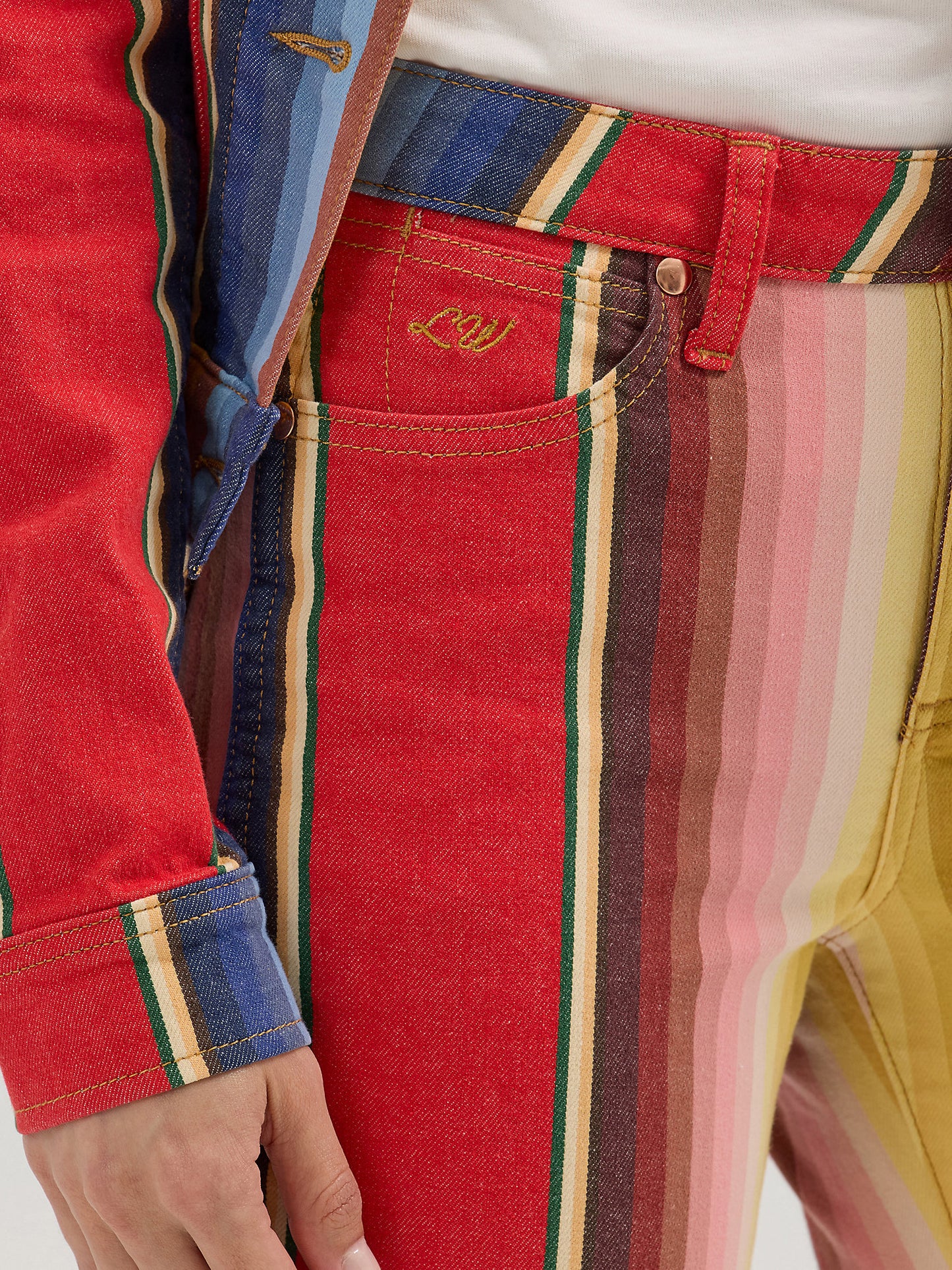 Sale ✨Wrangler X Lainey Wilson Rodeo Serape Bell Bottom Jeans