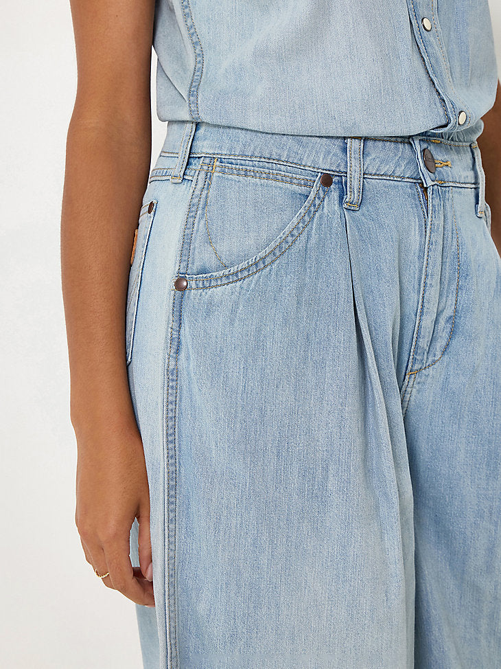 Wrangler Punchy Jumpsuit Bleached