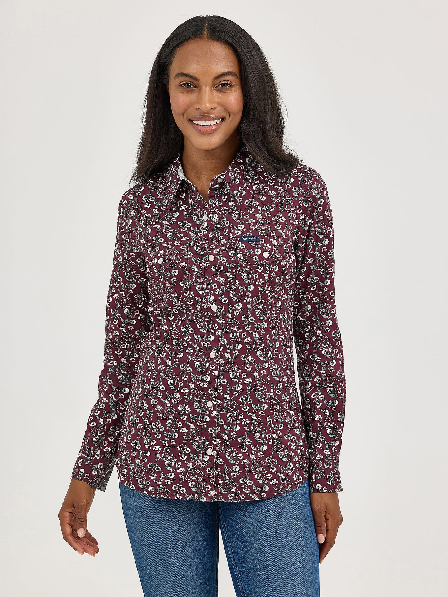 Wrangler Port Floral Women's Snap Up
