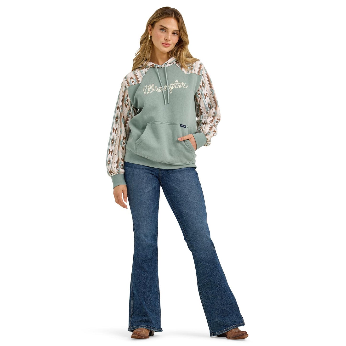 Wrangler Sage Aztec Women's Hoodie