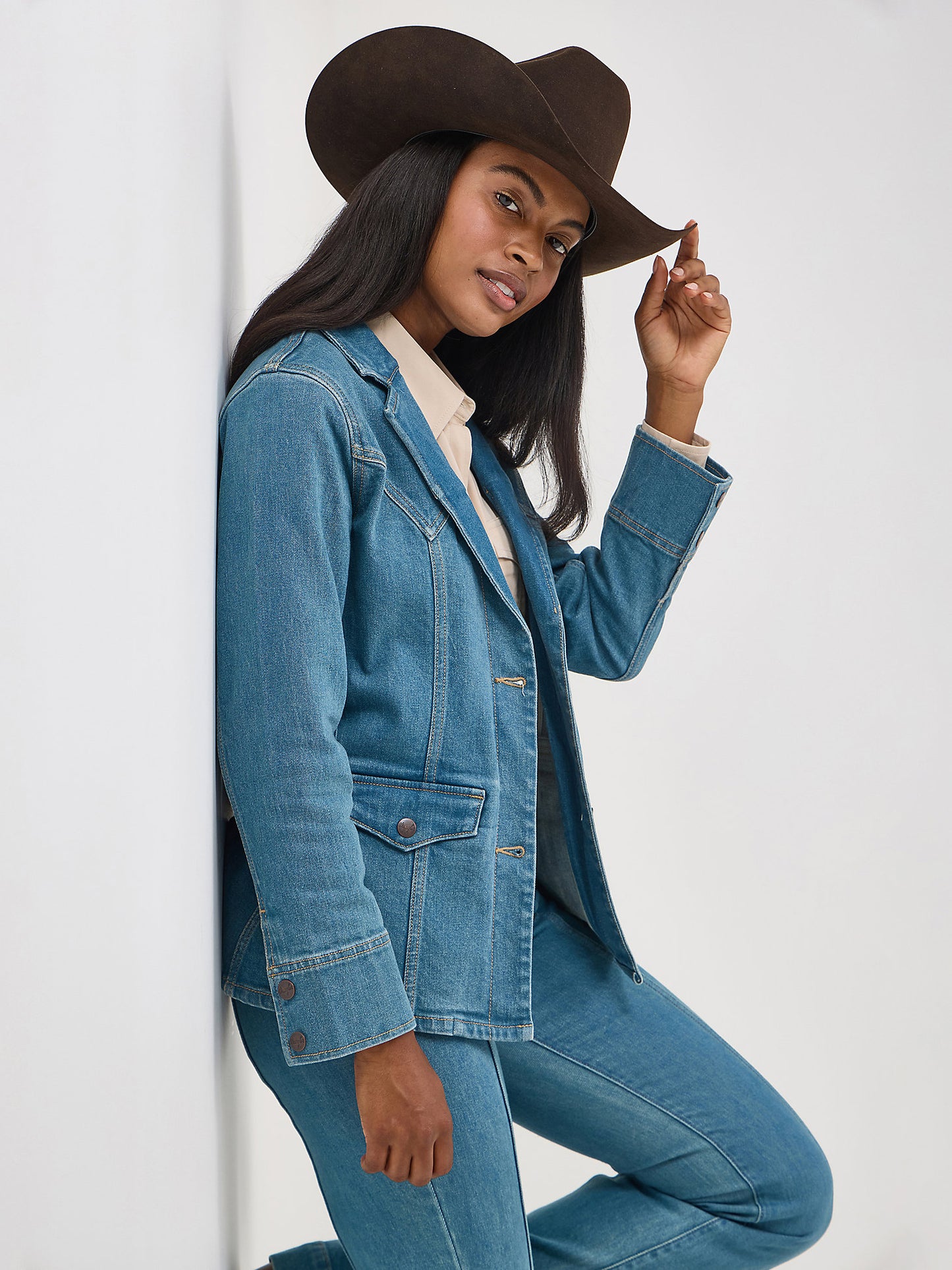 Wrangler Brittany Denim Blazer