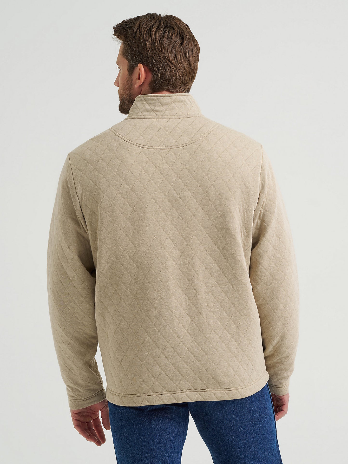 George Strait Tan Quilted Pullover