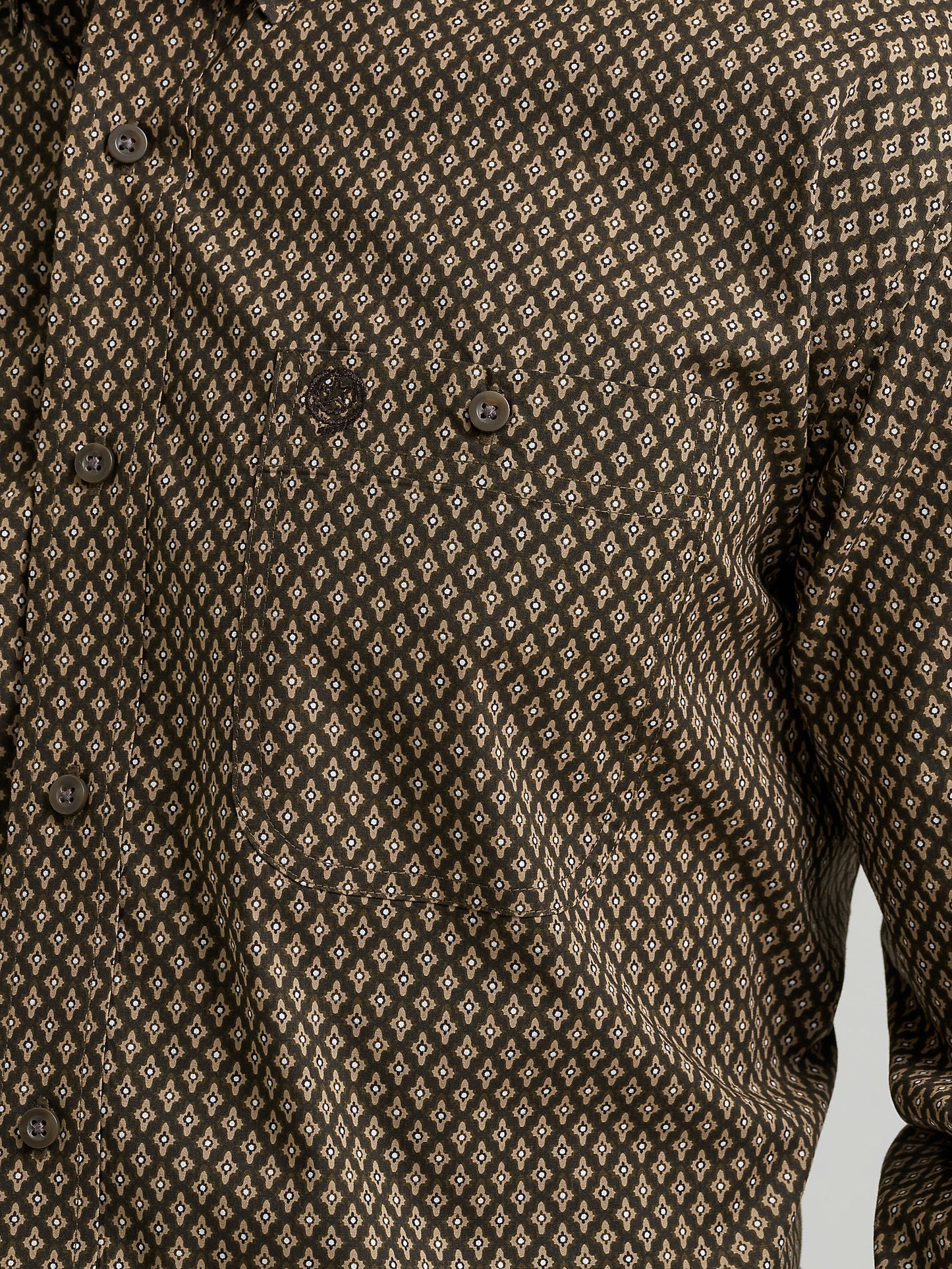 Wrangler George Strait Chocolate Men's Button Up