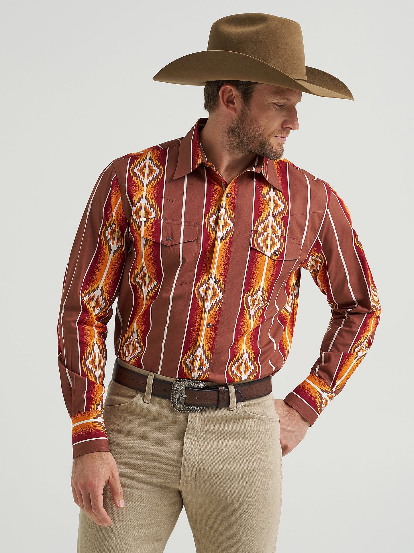Wrangler Checotah Autumn Men's Snap Up