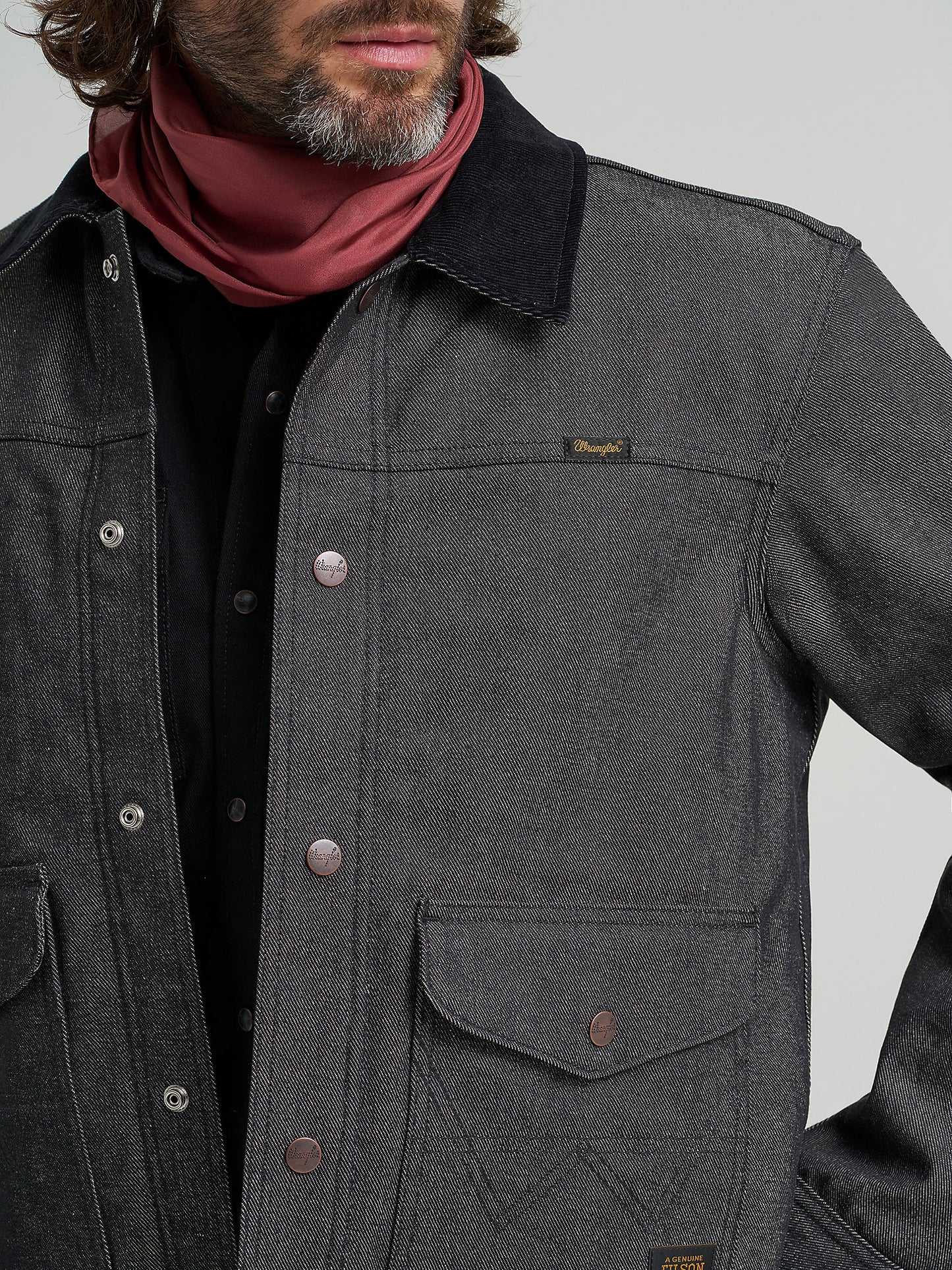 Wrangler Filson Black Denim Work Jacket