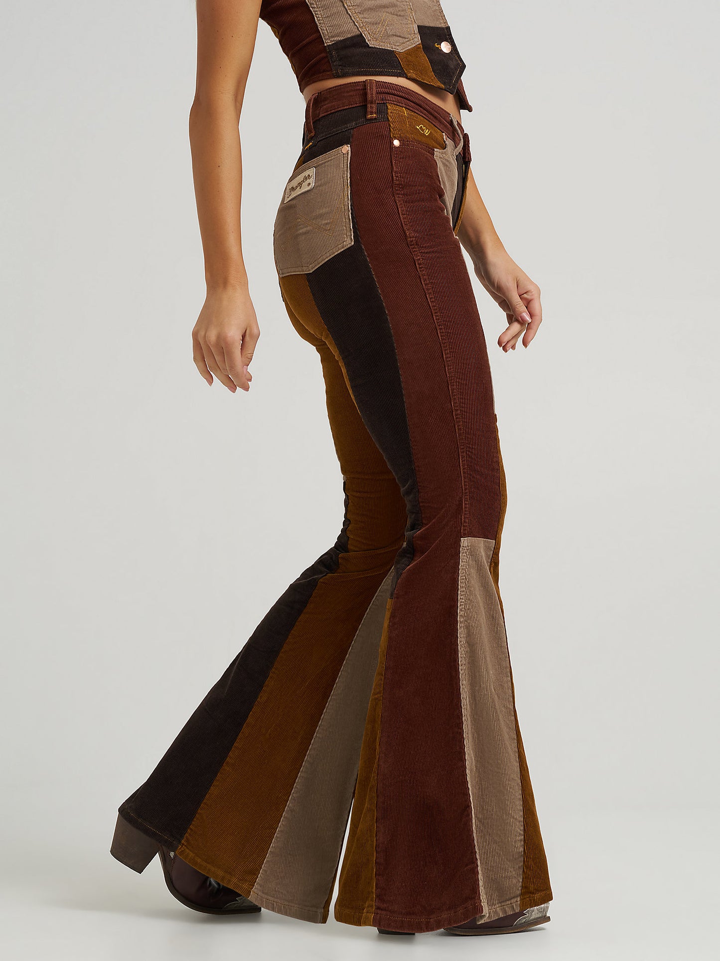Wrangler Lainey Patchwork Corduroy Bell