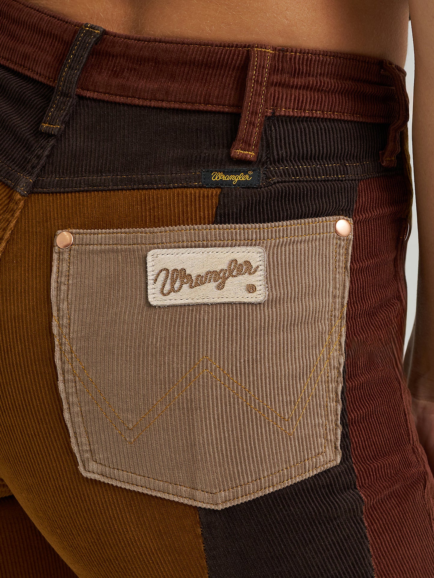 Wrangler Lainey Patchwork Corduroy Bell