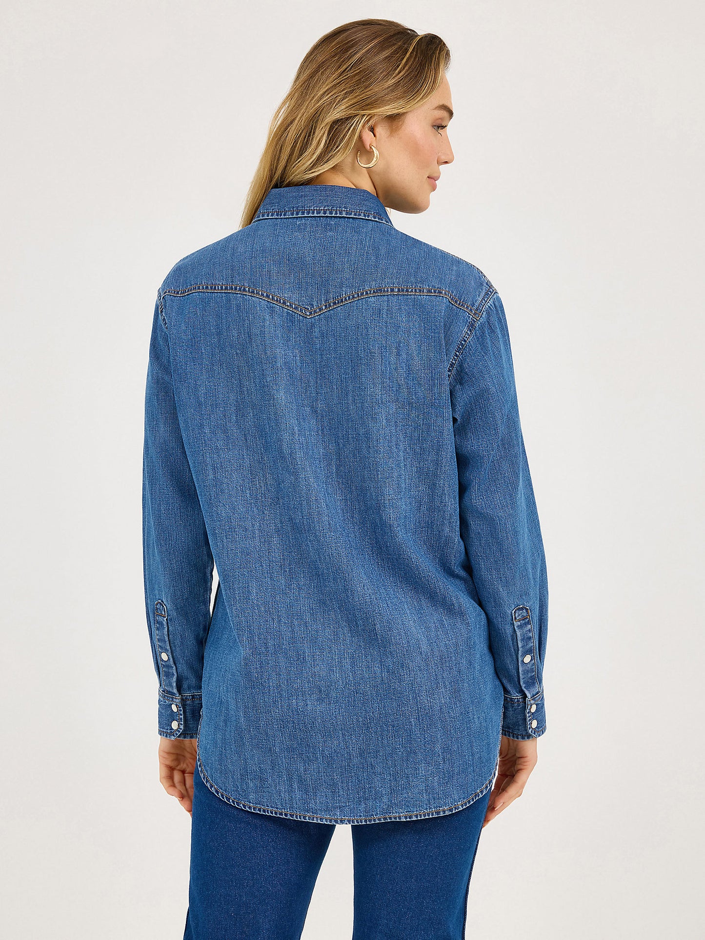 Wrangler Denim Bronc Women's Snap Up