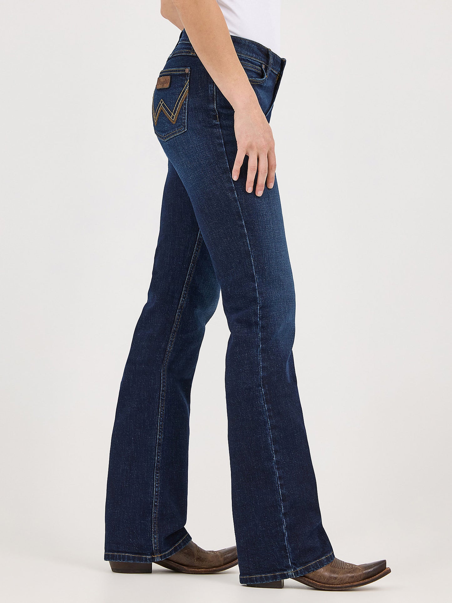 Wrangler Hay Stitch Midrise Bootcut