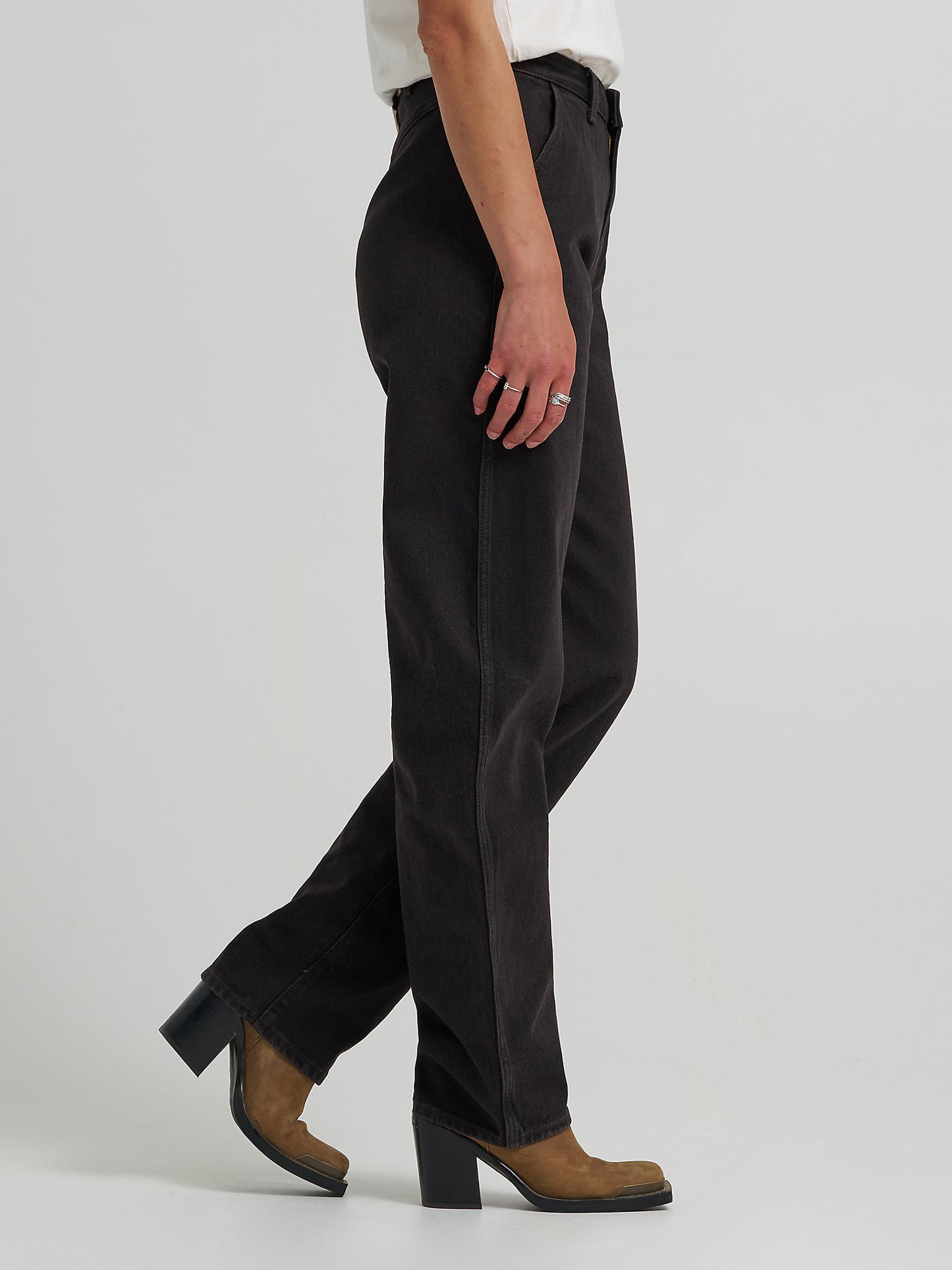Wrangler Rustlers Barrel Jeans Black Chocolate