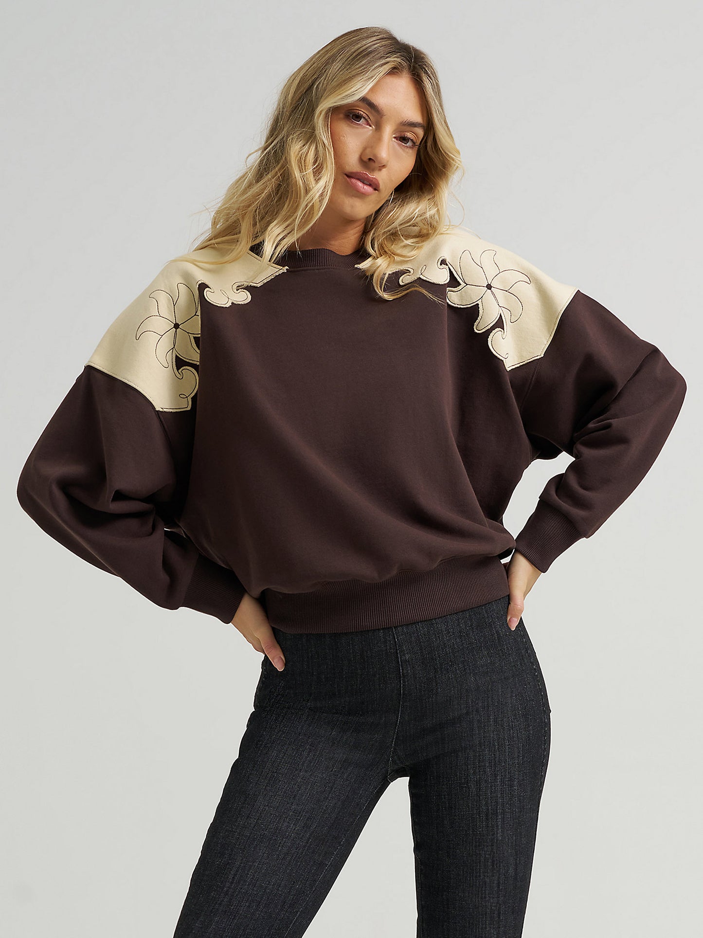 Wrangler Lainey Tooled Sweatshirt