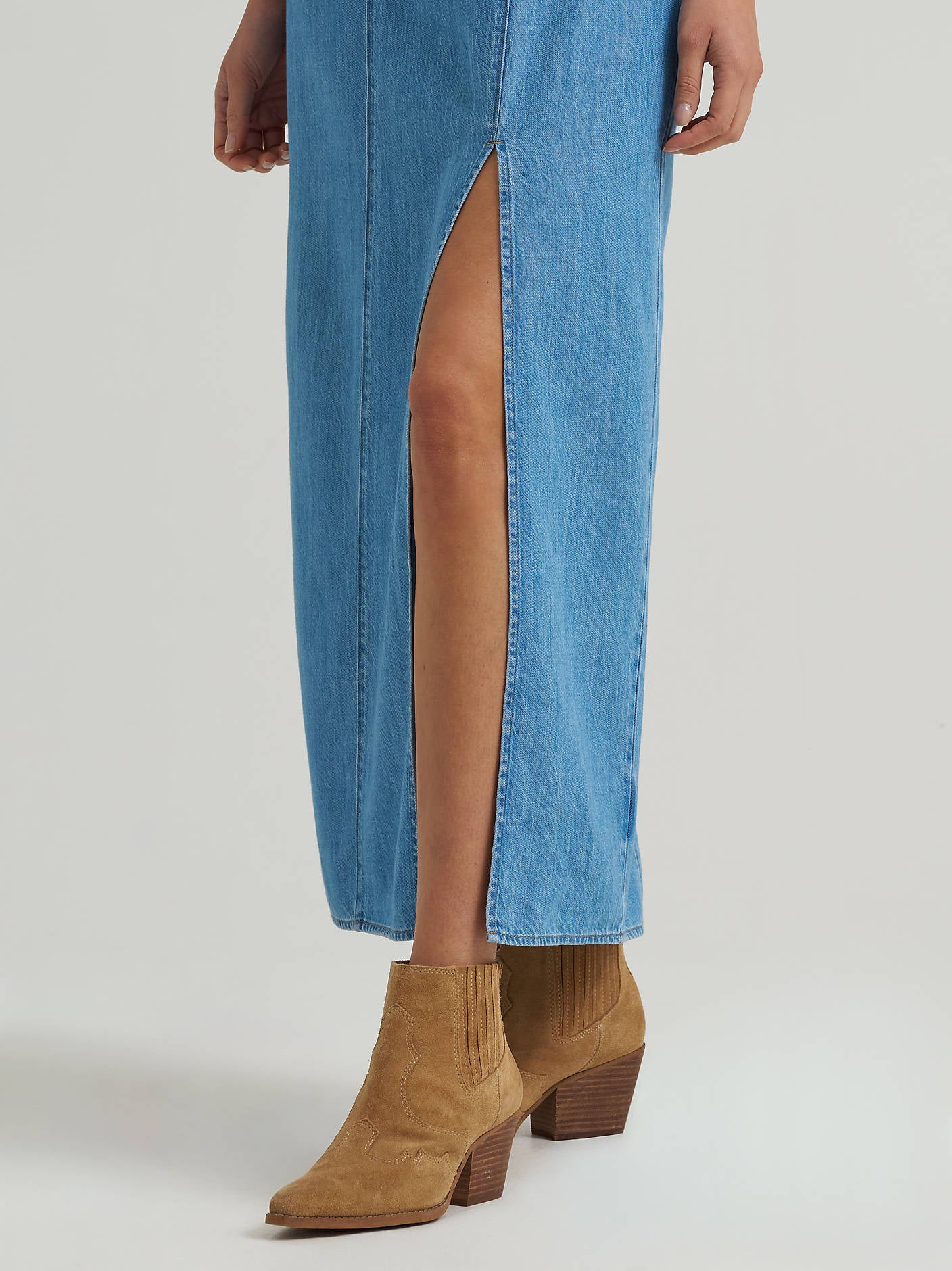 Wrangler Silhouette Denim Maxi Dress