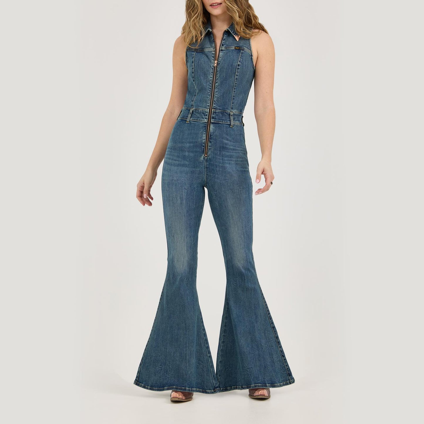 Wrangler Lainey Turquoise Patch Catsuit