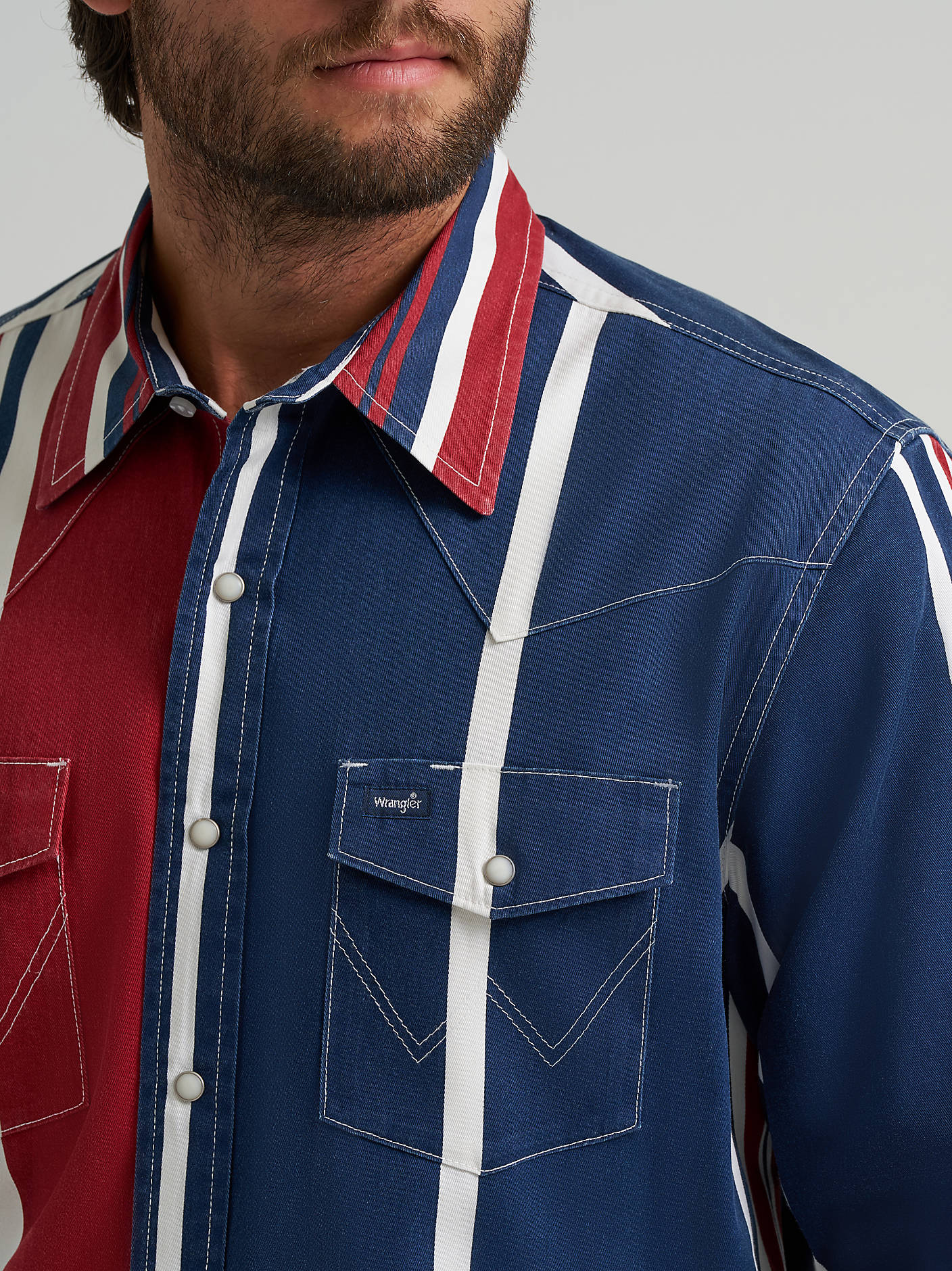Wrangler Brushpopper USA Snap Up