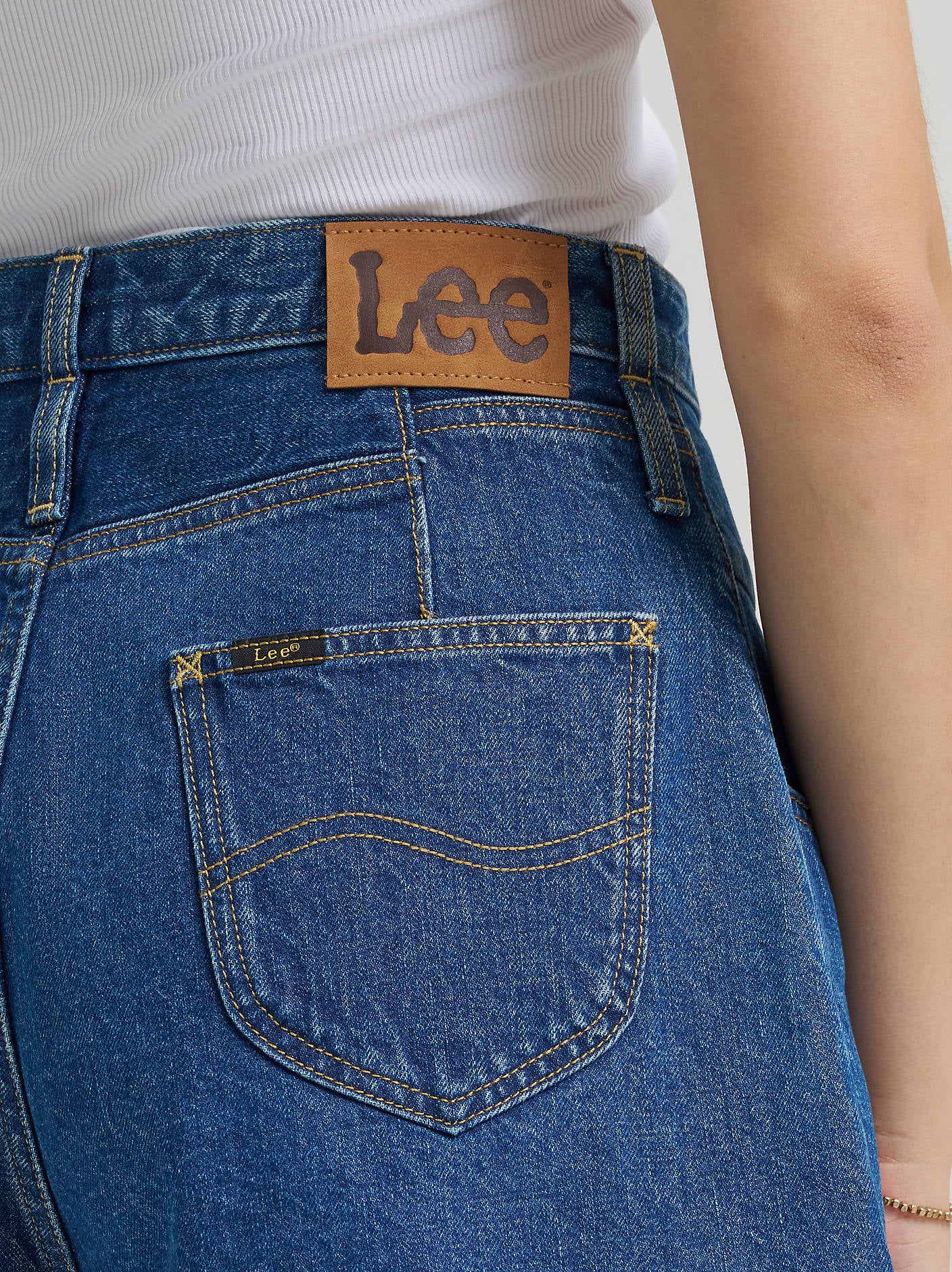 Lee Flirty Dark Pleated Shorts