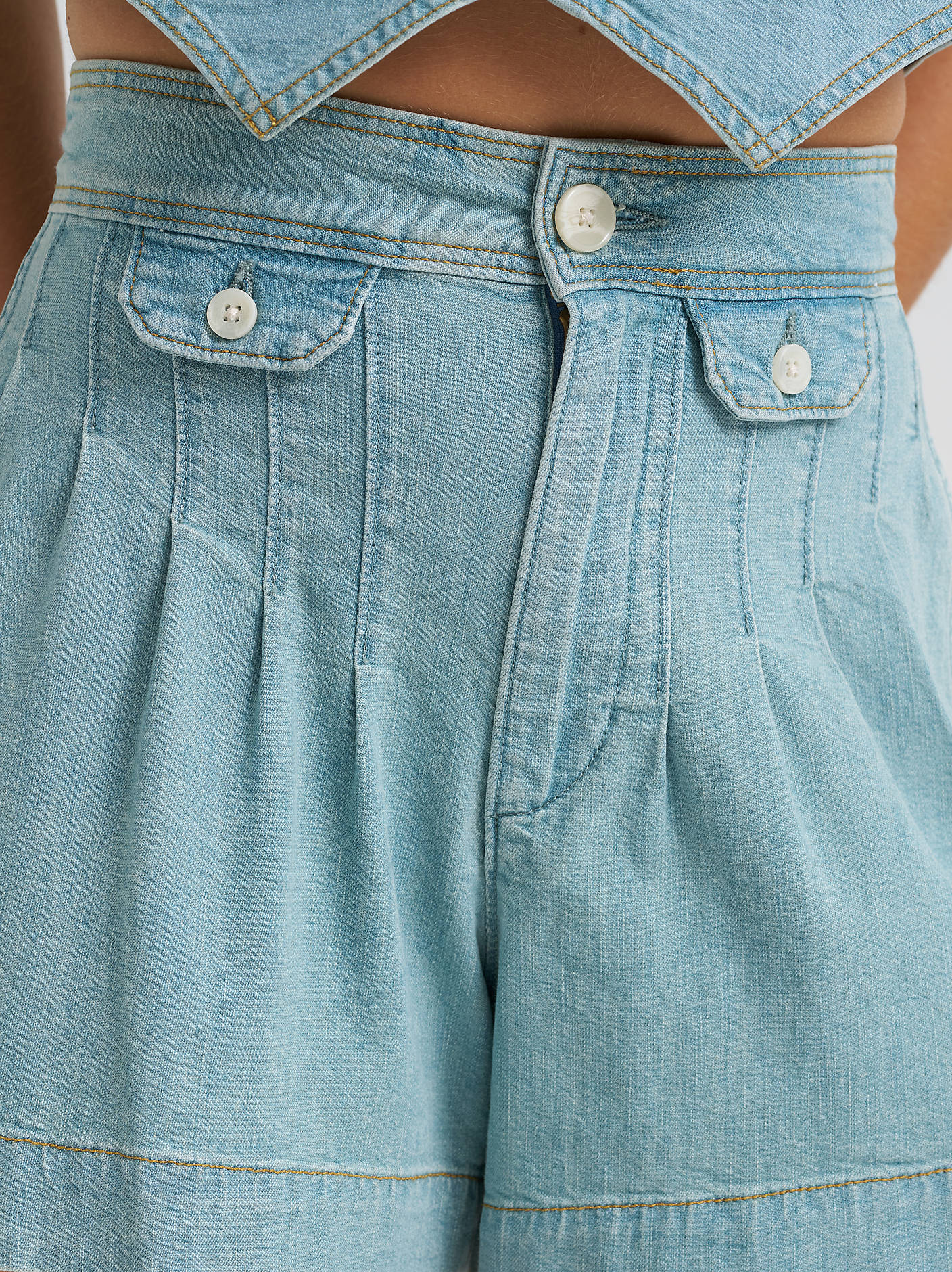 Wrangler 80s Pintuck Women's Shorts