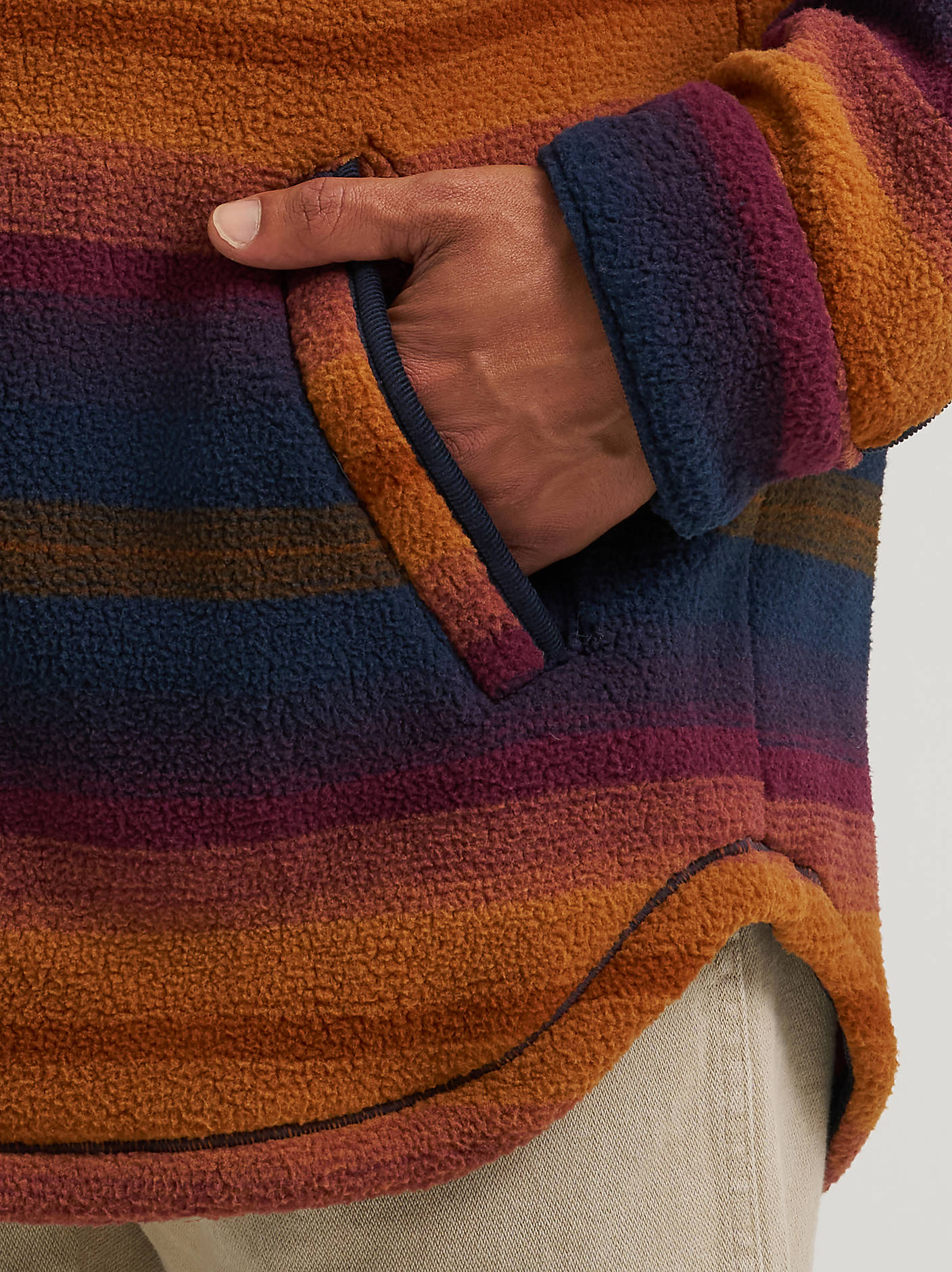 Wrangler Serape Fleece Shirt Jacket