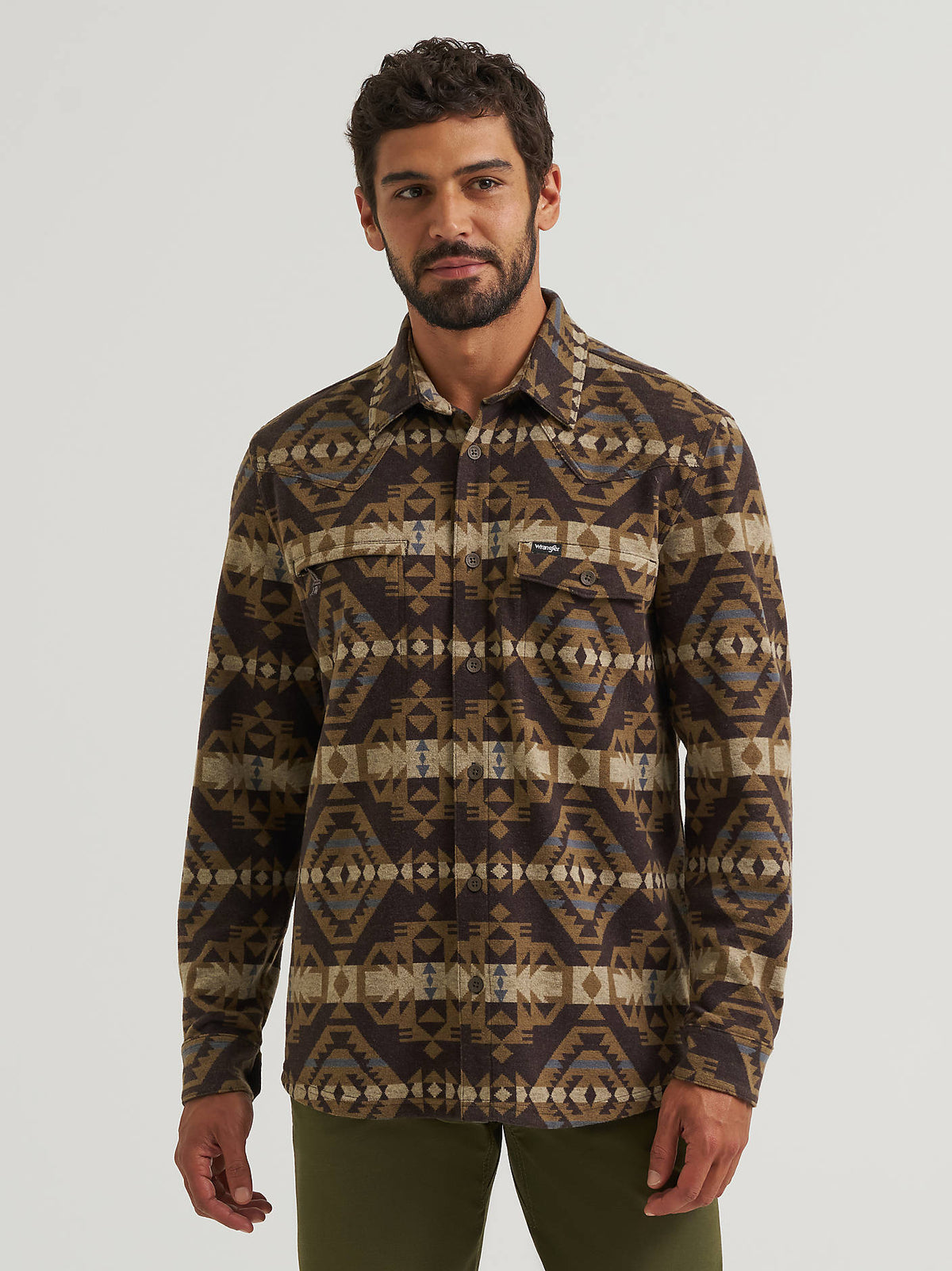 Wrangler Checotah Bark Shirt Jacket