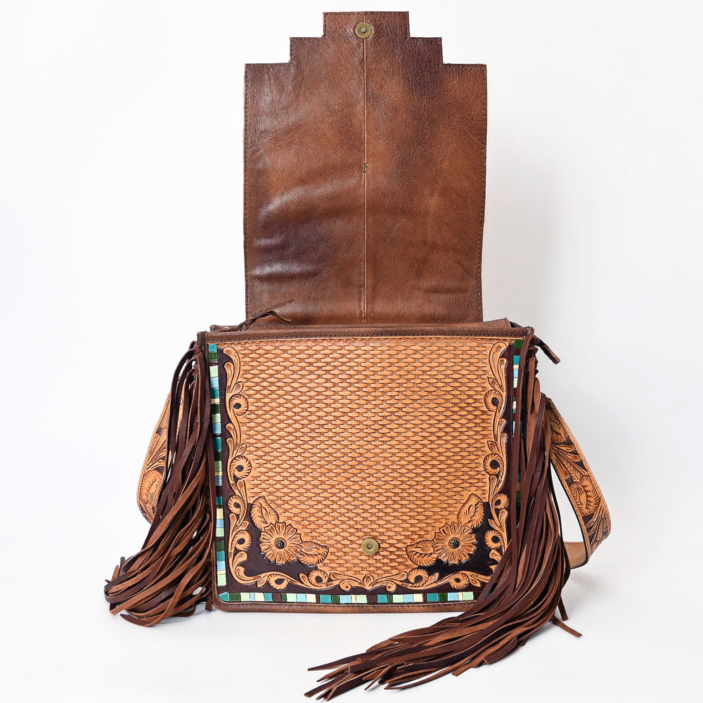 American Darling Cactus Daisy Tooled Handbag