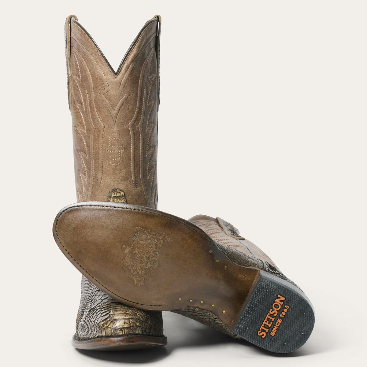 Stetson Tombstone Python Boots